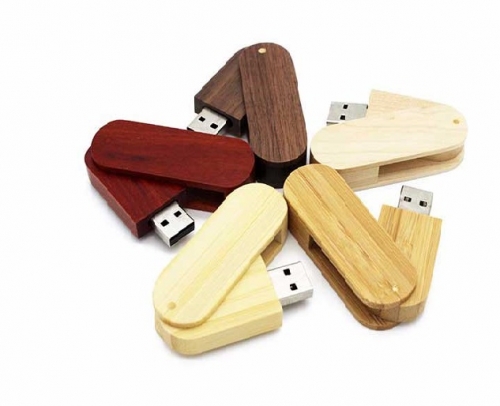 Wooden USB Flash Drive Custom Logo Disk On Key Gift Pendrive Real Capacity