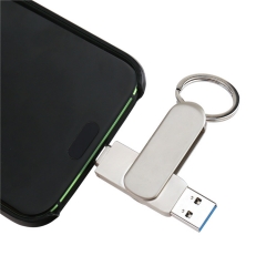 Metal Swivel USB 3.0 Type C 8GB 16GB 32GB 64GB OTG Flash Drive