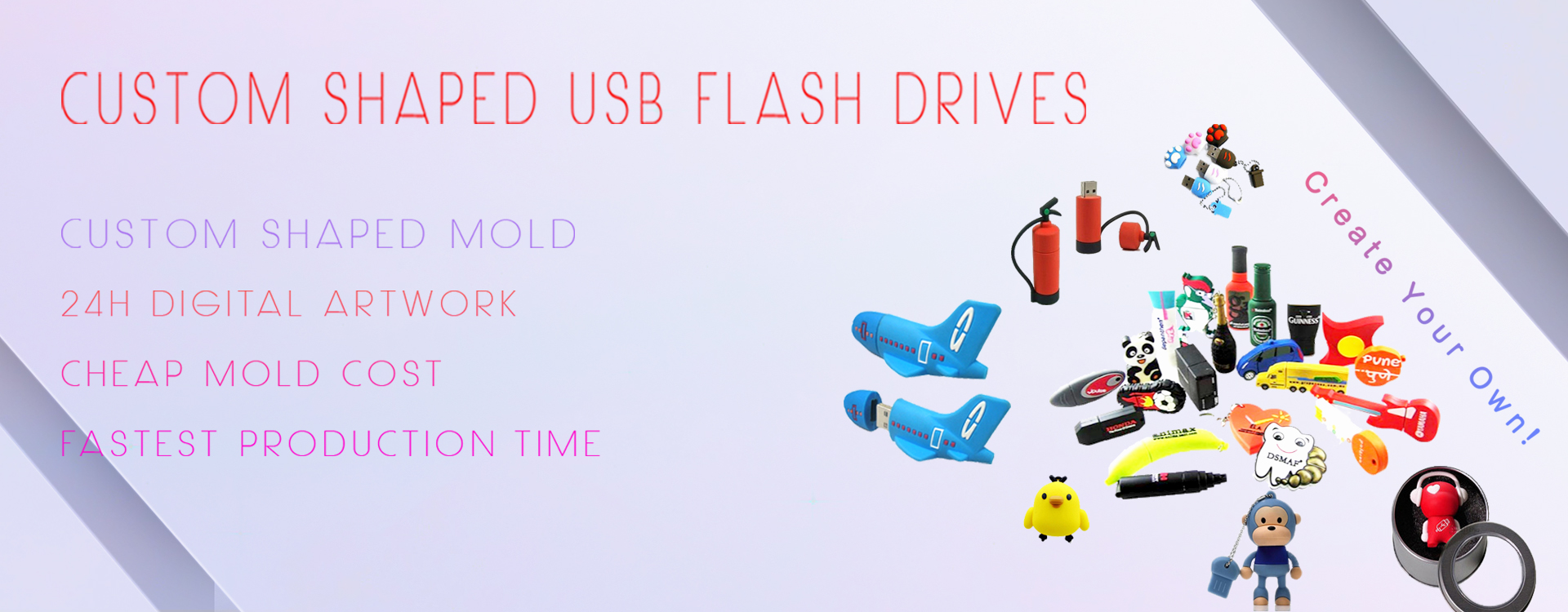 Shaped USB Flash Drives