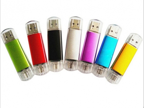 Flash Drive OTG Dual Port Memory Stick Pen Drives USB 2.0 For Android Phone