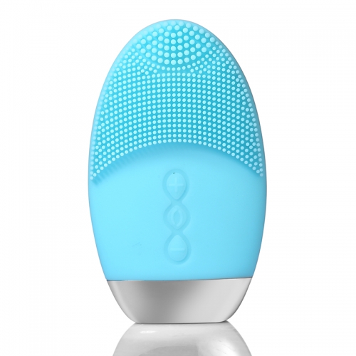 Electric Cleansing Silicone Brush Massager Skin Face Deep Cleaning Cleaner Beauty Waterproof IP67 2019 New